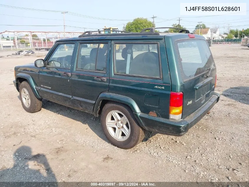 2001 Jeep Cherokee Limited/Sport VIN: 1J4FF58S01L628601 Lot: 40319897