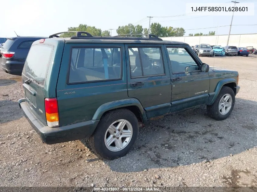 2001 Jeep Cherokee Limited/Sport VIN: 1J4FF58S01L628601 Lot: 40319897