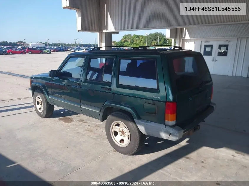 2001 Jeep Cherokee Sport VIN: 1J4FF48S81L545556 Lot: 40363583