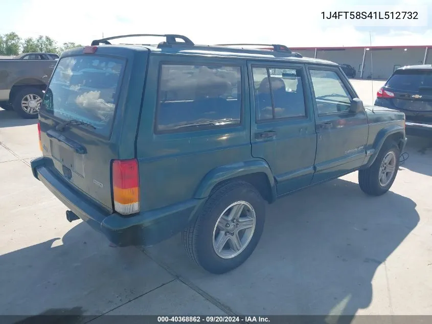 1J4FT58S41L512732 2001 Jeep Cherokee Limited