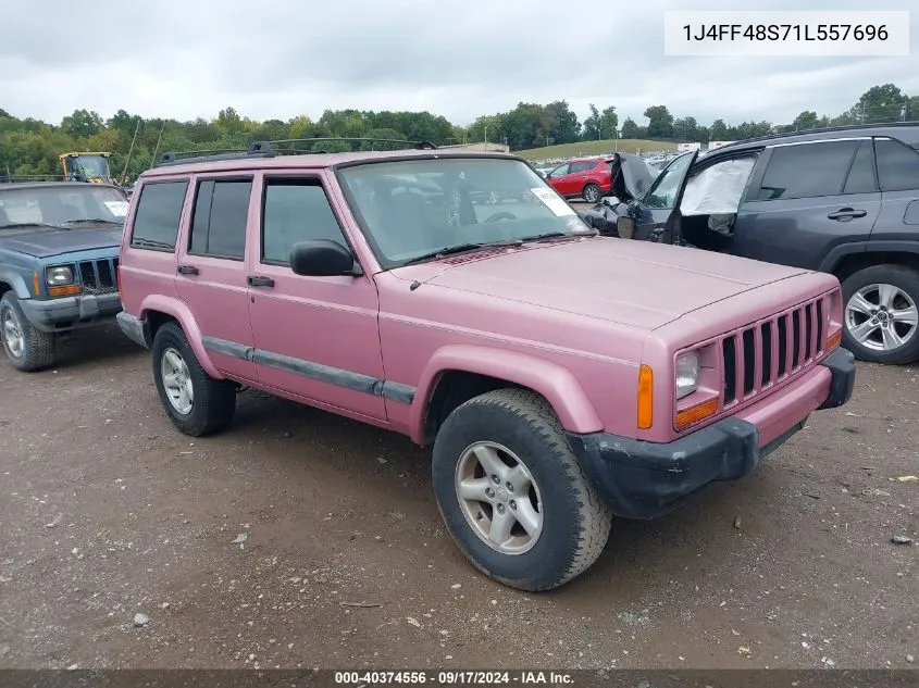 2001 Jeep Cherokee Sport VIN: 1J4FF48S71L557696 Lot: 40374556