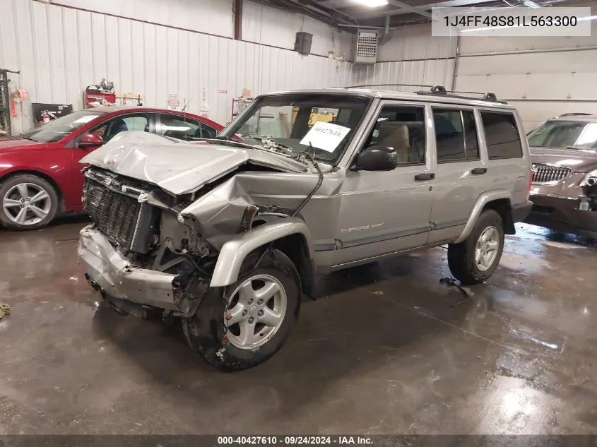 2001 Jeep Cherokee Sport VIN: 1J4FF48S81L563300 Lot: 40427610