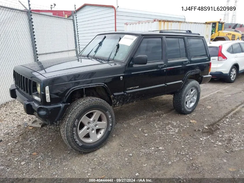 2001 Jeep Cherokee Sport VIN: 1J4FF48S91L620989 Lot: 40444448