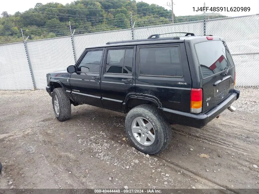 1J4FF48S91L620989 2001 Jeep Cherokee Sport