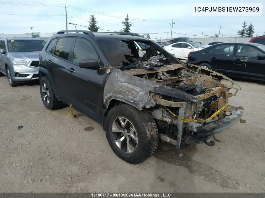 2014 Jeep Cherokee Trailhawk VIN: 1C4PJMBS1EW273969 Lot: 12100717