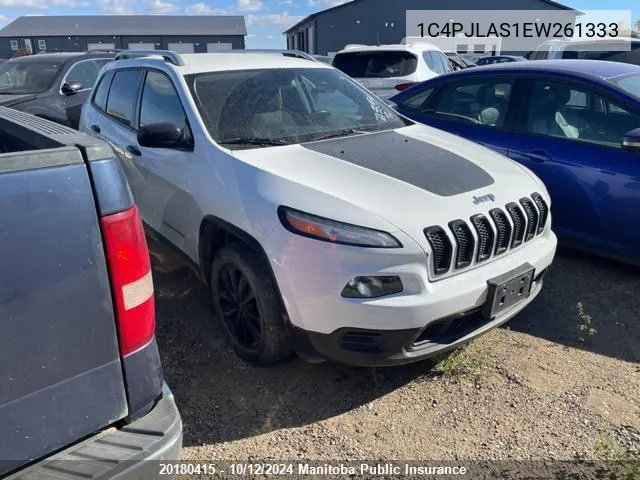 2014 Jeep Cherokee Sport VIN: 1C4PJLAS1EW261333 Lot: 20180415