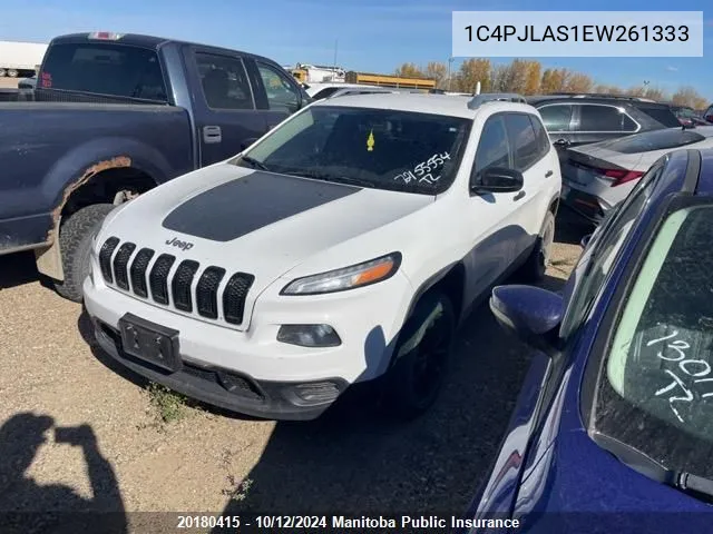 2014 Jeep Cherokee Sport VIN: 1C4PJLAS1EW261333 Lot: 20180415