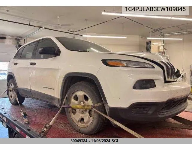 2014 Jeep Cherokee Sport VIN: 1C4PJLAB3EW109845 Lot: 30049384