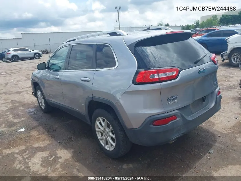 2014 Jeep Cherokee Latitude VIN: 1C4PJMCB7EW244488 Lot: 39418204