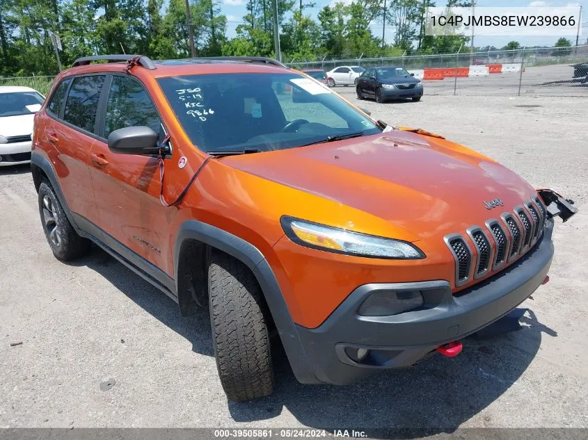 2014 Jeep Cherokee Trailhawk VIN: 1C4PJMBS8EW239866 Lot: 39505861