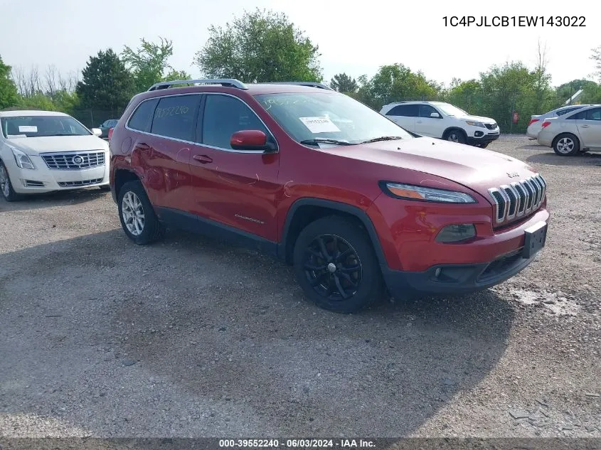 2014 Jeep Cherokee Latitude VIN: 1C4PJLCB1EW143022 Lot: 39552240