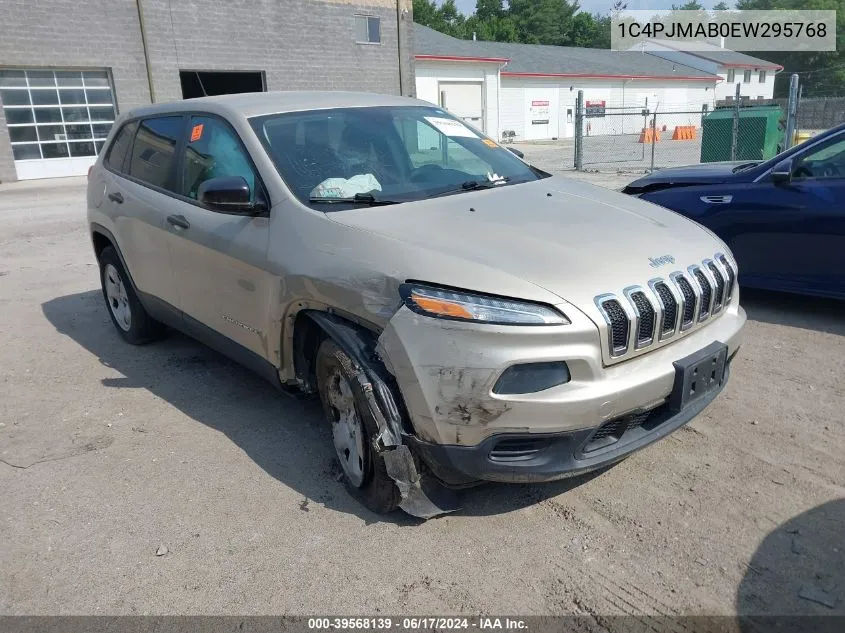 2014 Jeep Cherokee Sport VIN: 1C4PJMAB0EW295768 Lot: 39568139