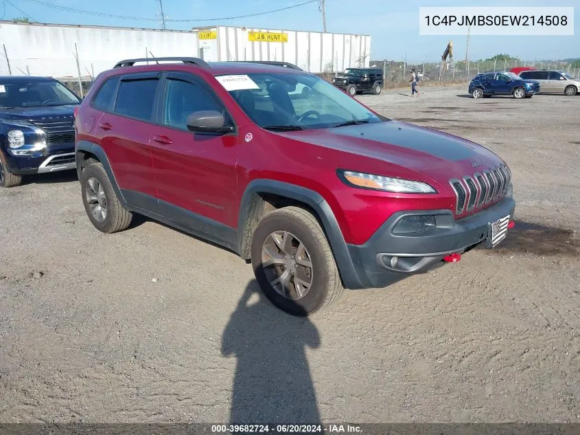 2014 Jeep Cherokee Trailhawk VIN: 1C4PJMBS0EW214508 Lot: 39682724