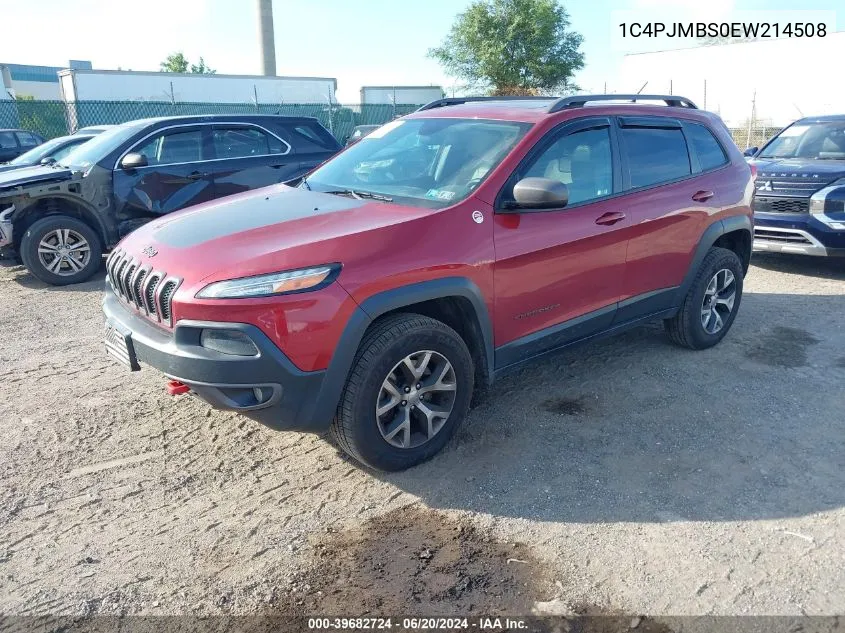 1C4PJMBS0EW214508 2014 Jeep Cherokee Trailhawk