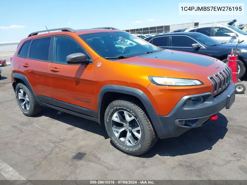 1C4PJMBS7EW276195 2014 Jeep Cherokee Trailhawk