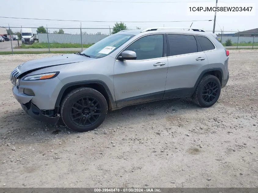 2014 Jeep Cherokee Latitude VIN: 1C4PJMCS8EW203447 Lot: 39948478