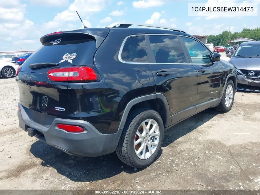 2014 Jeep Cherokee Latitude VIN: 1C4PJLCS6EW314475 Lot: 39962210