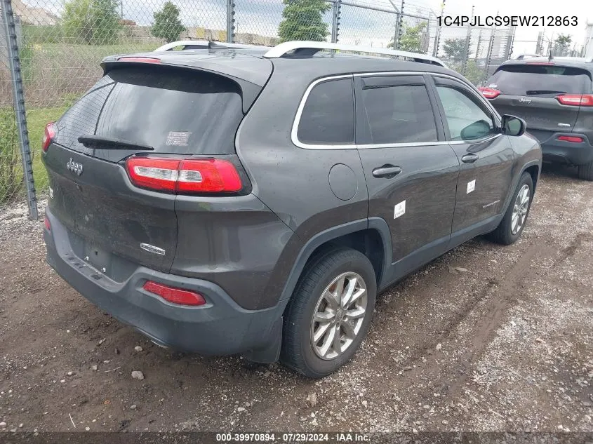 1C4PJLCS9EW212863 2014 Jeep Cherokee Latitude