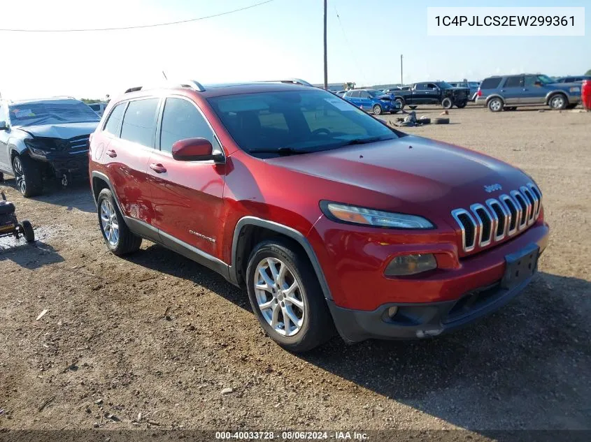 2014 Jeep Cherokee Latitude VIN: 1C4PJLCS2EW299361 Lot: 40033728