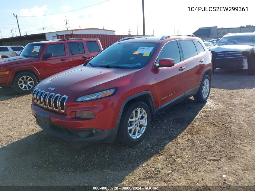 1C4PJLCS2EW299361 2014 Jeep Cherokee Latitude