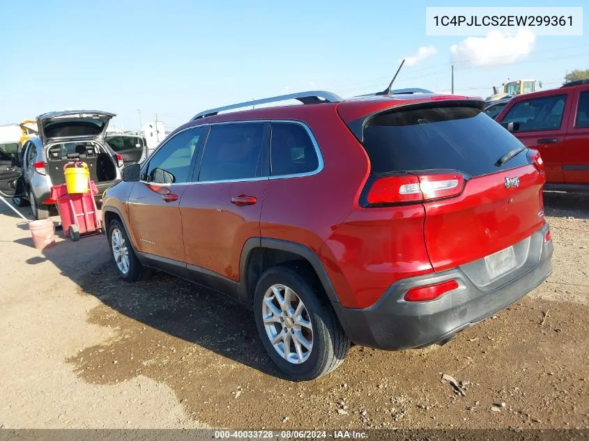 2014 Jeep Cherokee Latitude VIN: 1C4PJLCS2EW299361 Lot: 40033728