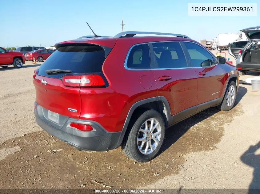 2014 Jeep Cherokee Latitude VIN: 1C4PJLCS2EW299361 Lot: 40033728