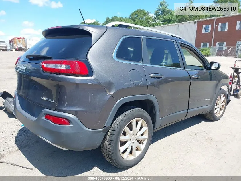 2014 Jeep Cherokee Limited VIN: 1C4PJMDS4EW253910 Lot: 40079900