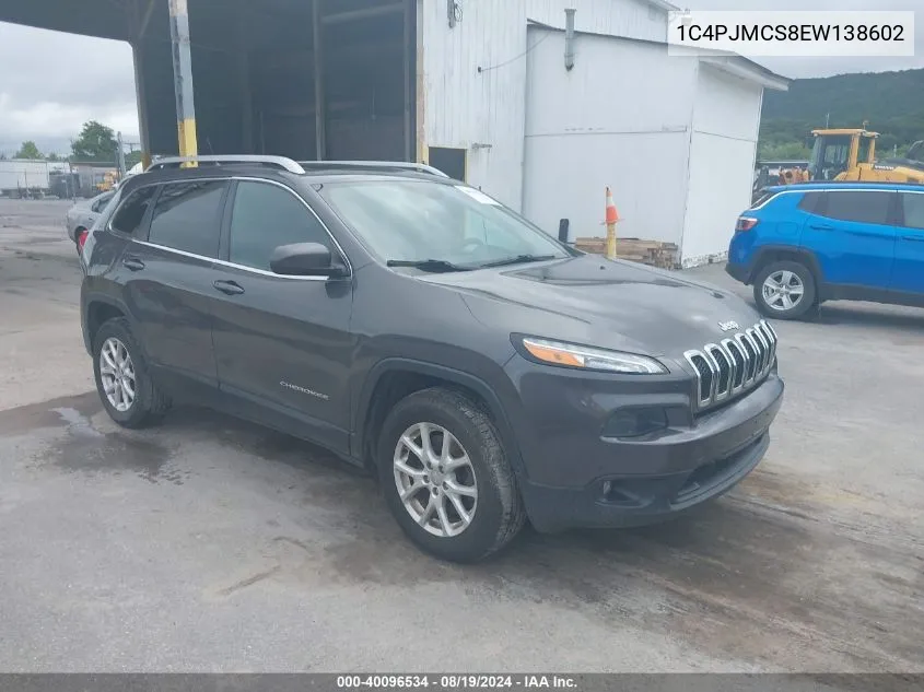 2014 Jeep Cherokee Latitude VIN: 1C4PJMCS8EW138602 Lot: 40096534