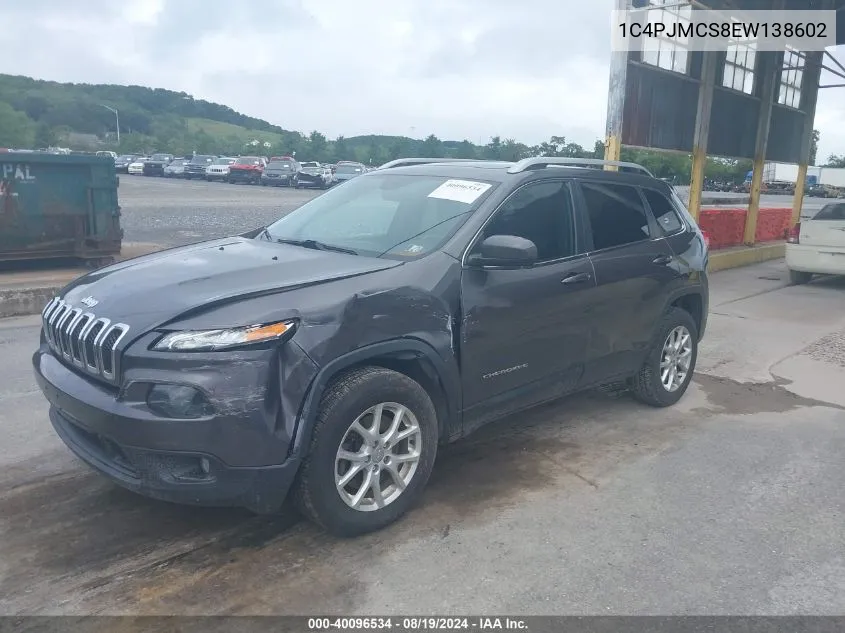 1C4PJMCS8EW138602 2014 Jeep Cherokee Latitude