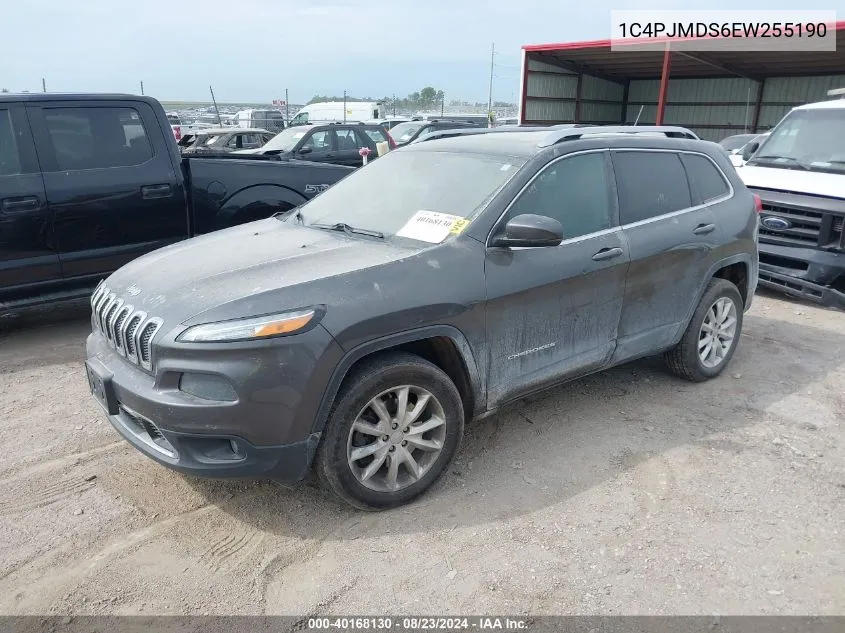 1C4PJMDS6EW255190 2014 Jeep Cherokee Limited