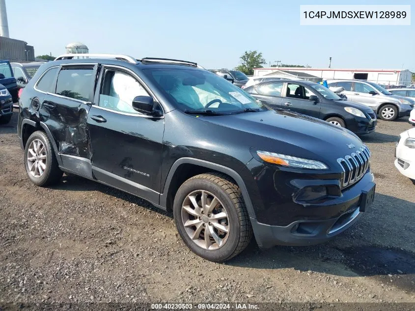 1C4PJMDSXEW128989 2014 Jeep Cherokee Limited