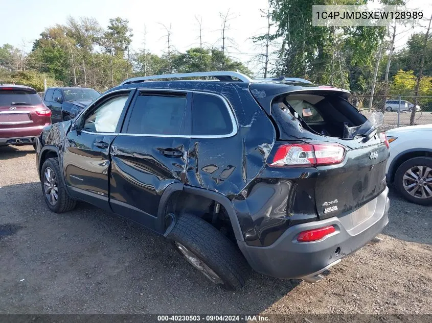 2014 Jeep Cherokee Limited VIN: 1C4PJMDSXEW128989 Lot: 40230503