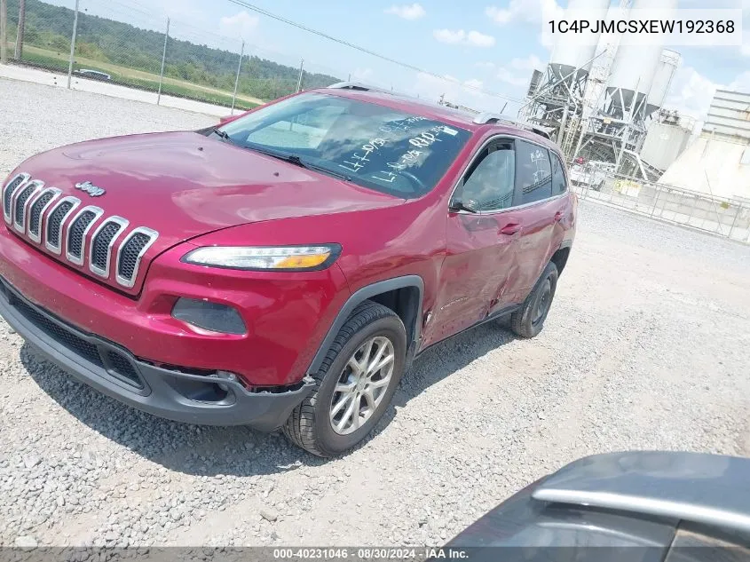 2014 Jeep Cherokee Latitude VIN: 1C4PJMCSXEW192368 Lot: 40231046