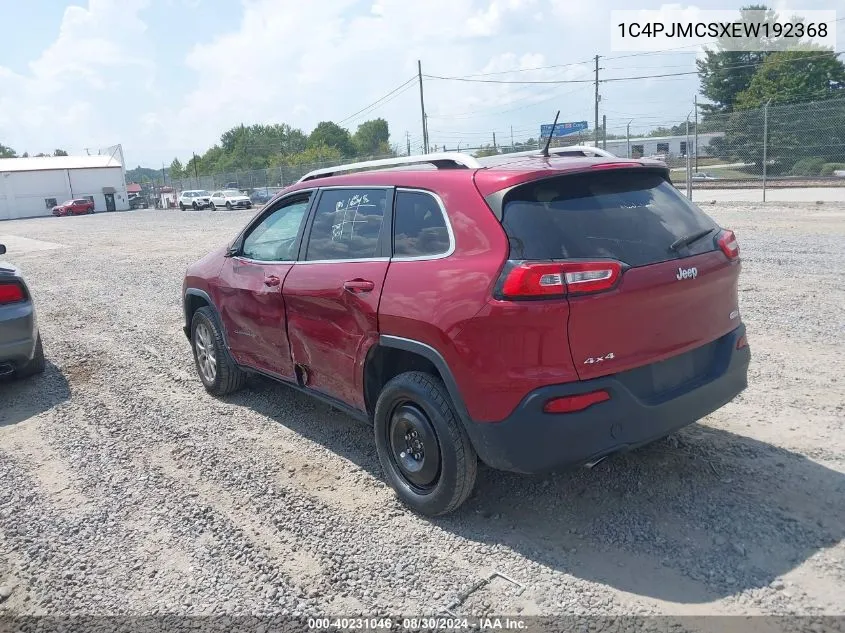 2014 Jeep Cherokee Latitude VIN: 1C4PJMCSXEW192368 Lot: 40231046