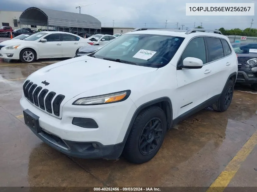 2014 Jeep Cherokee Limited VIN: 1C4PJLDS6EW256267 Lot: 40252456