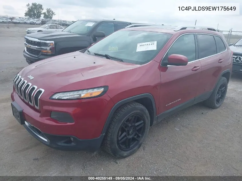 2014 Jeep Cherokee Limited VIN: 1C4PJLDS9EW175649 Lot: 40255149