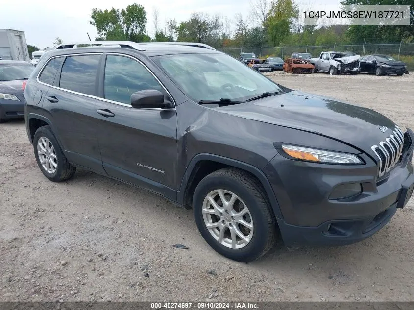 2014 Jeep Cherokee Latitude VIN: 1C4PJMCS8EW187721 Lot: 40274697