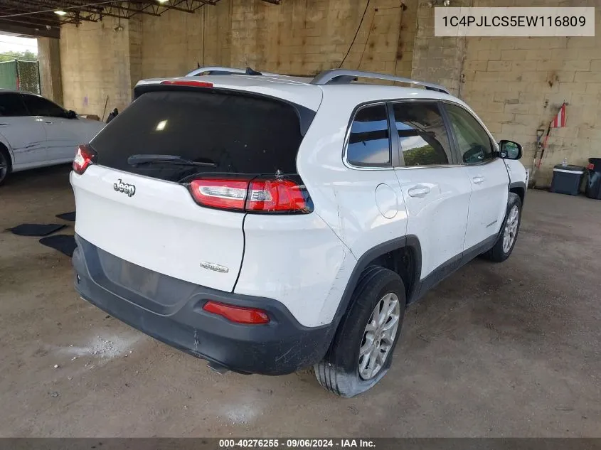 2014 Jeep Cherokee Latitude VIN: 1C4PJLCS5EW116809 Lot: 40276255