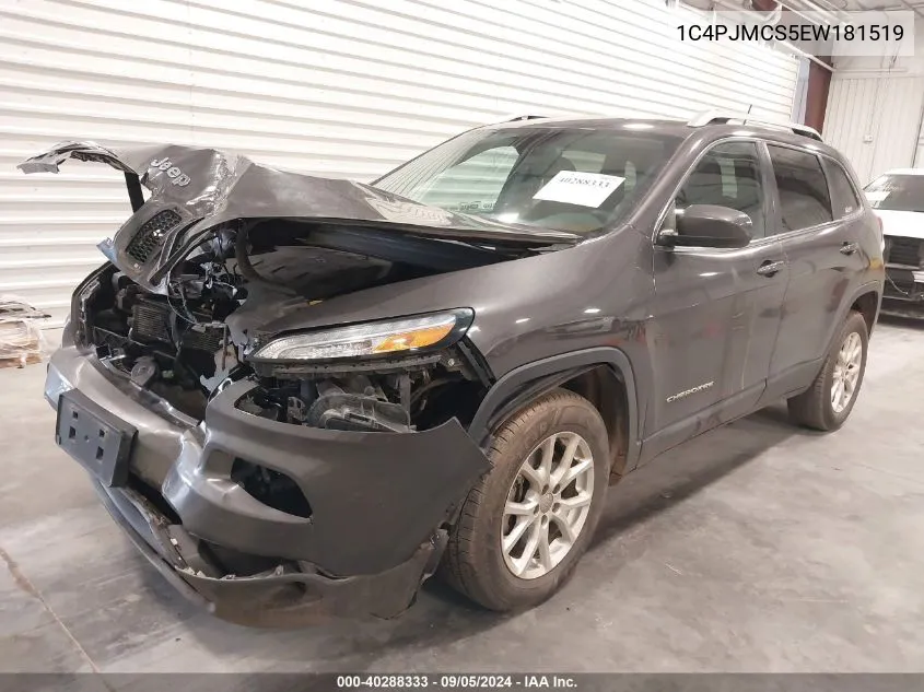 2014 Jeep Cherokee Latitude VIN: 1C4PJMCS5EW181519 Lot: 40288333