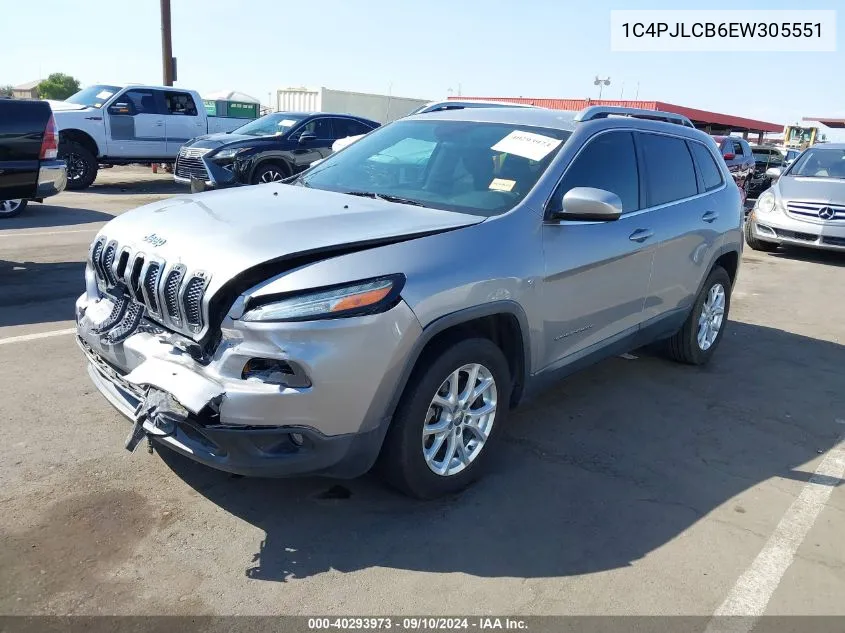 2014 Jeep Cherokee Latitude VIN: 1C4PJLCB6EW305551 Lot: 40293973