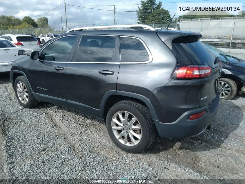 1C4PJMDB6EW290134 2014 Jeep Cherokee Limited