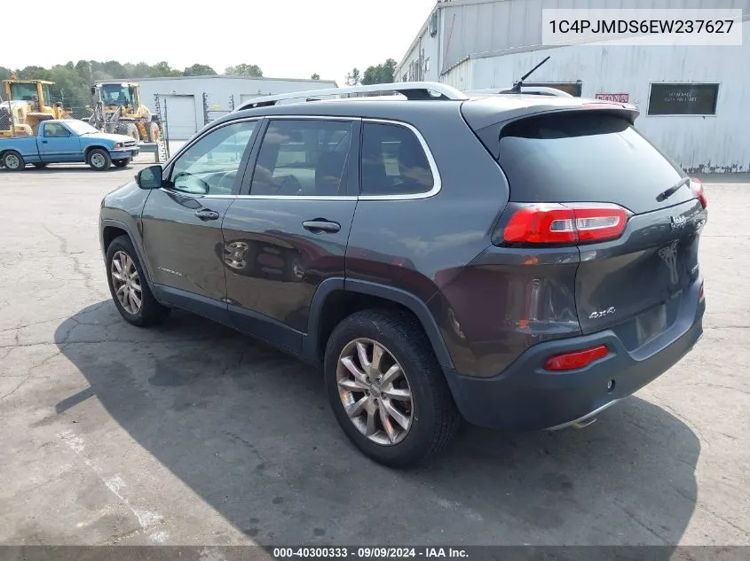 2014 Jeep Cherokee Limited VIN: 1C4PJMDS6EW237627 Lot: 40300333