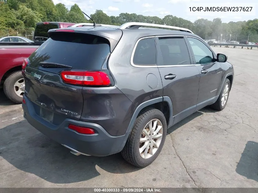 2014 Jeep Cherokee Limited VIN: 1C4PJMDS6EW237627 Lot: 40300333