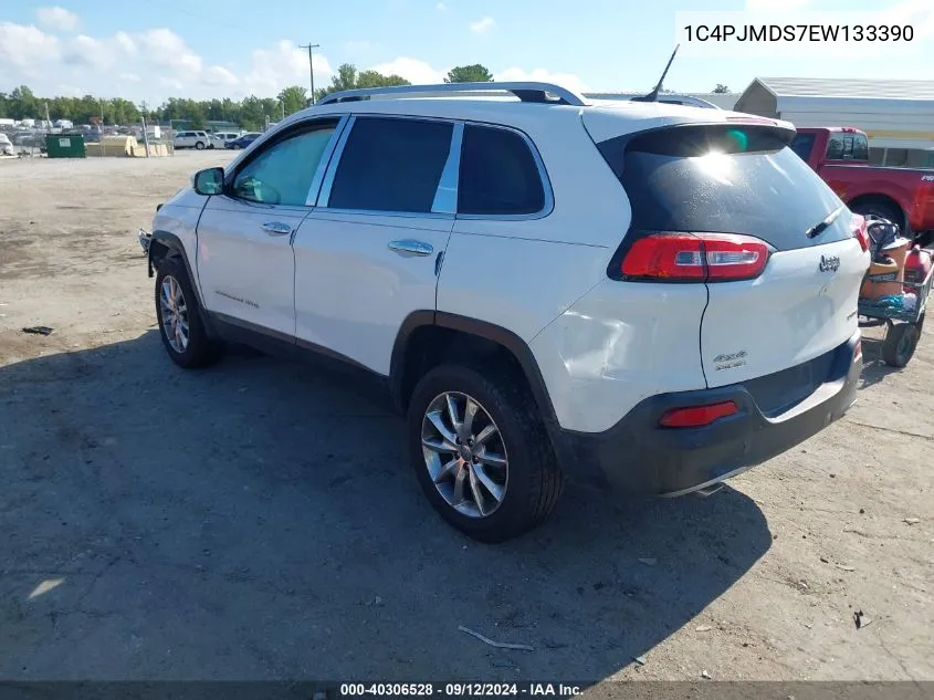 2014 Jeep Cherokee Limited VIN: 1C4PJMDS7EW133390 Lot: 40306528