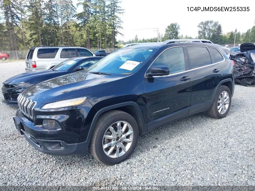 2014 Jeep Cherokee Limited VIN: 1C4PJMDS6EW255335 Lot: 40317305