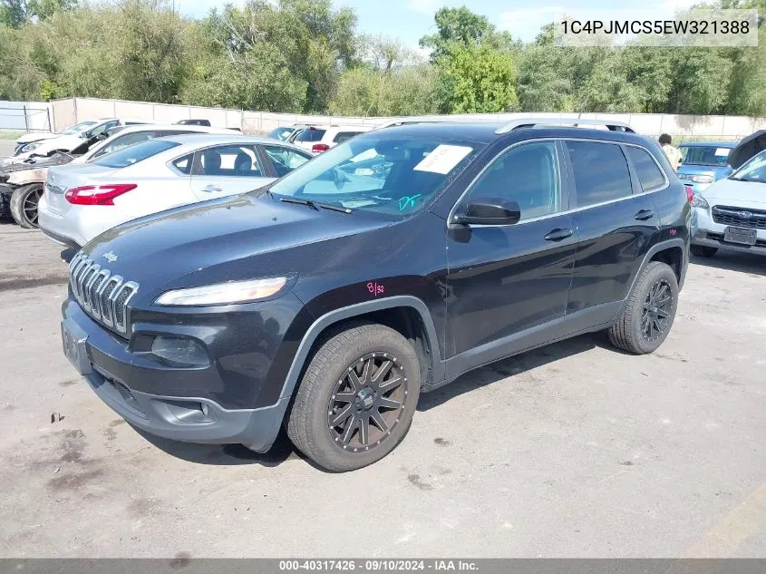 2014 Jeep Cherokee Latitude VIN: 1C4PJMCS5EW321388 Lot: 40317426