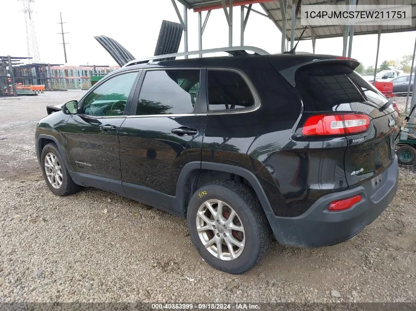 2014 Jeep Cherokee Latitude VIN: 1C4PJMCS7EW211751 Lot: 40353999