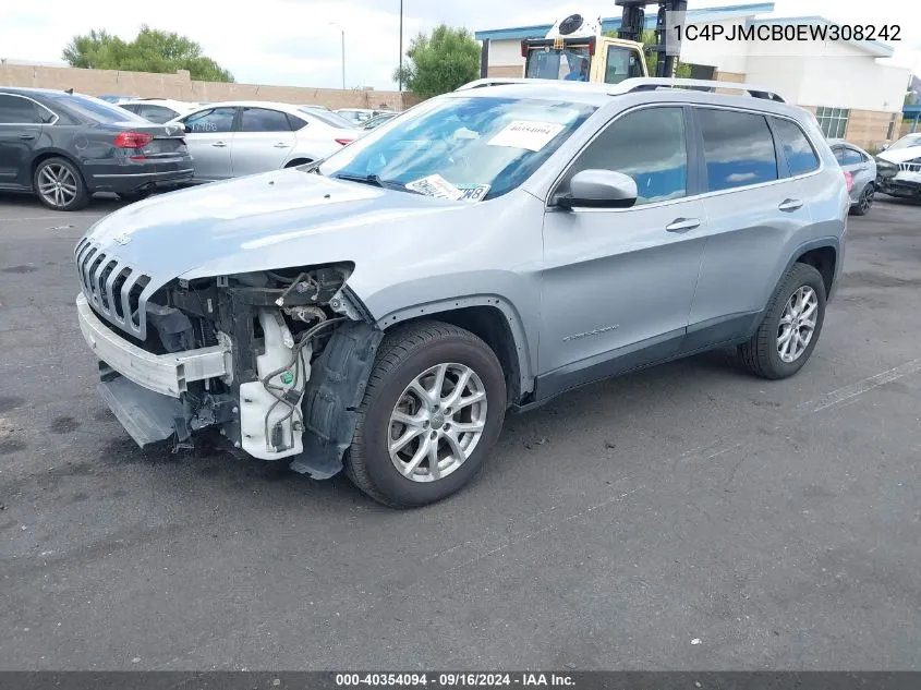 2014 Jeep Cherokee Latitude VIN: 1C4PJMCB0EW308242 Lot: 40354094