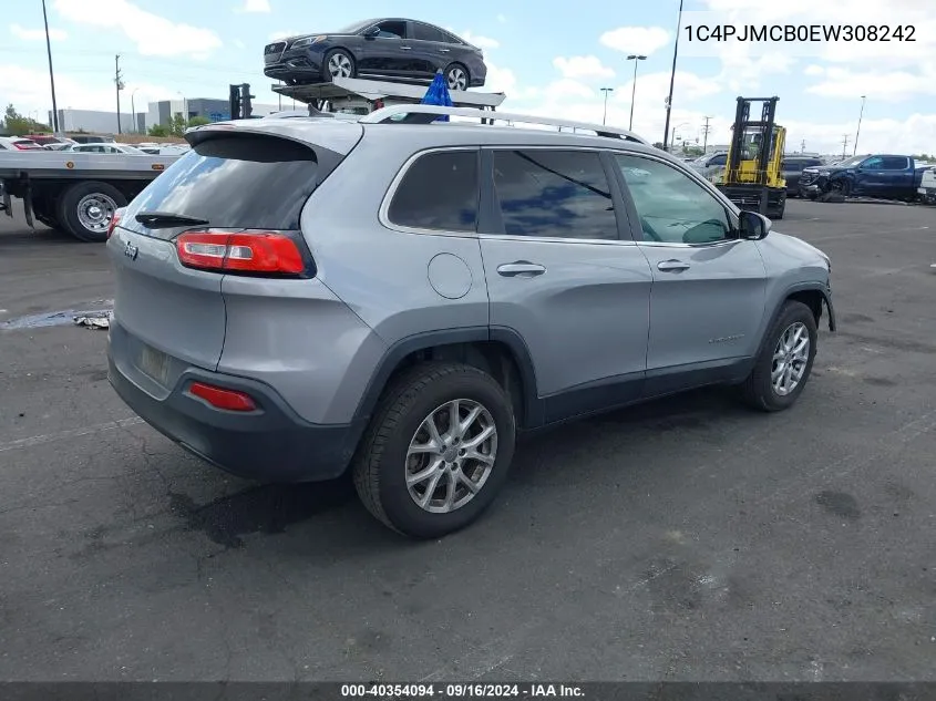 2014 Jeep Cherokee Latitude VIN: 1C4PJMCB0EW308242 Lot: 40354094