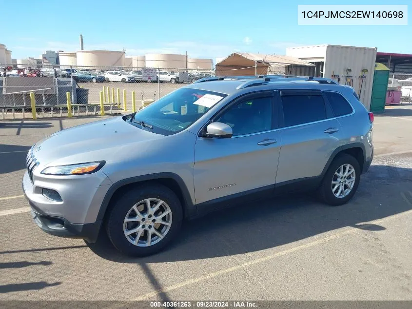 2014 Jeep Cherokee Latitude VIN: 1C4PJMCS2EW140698 Lot: 40361263